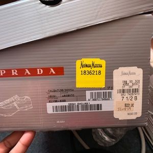 Prada sneakers football bottom